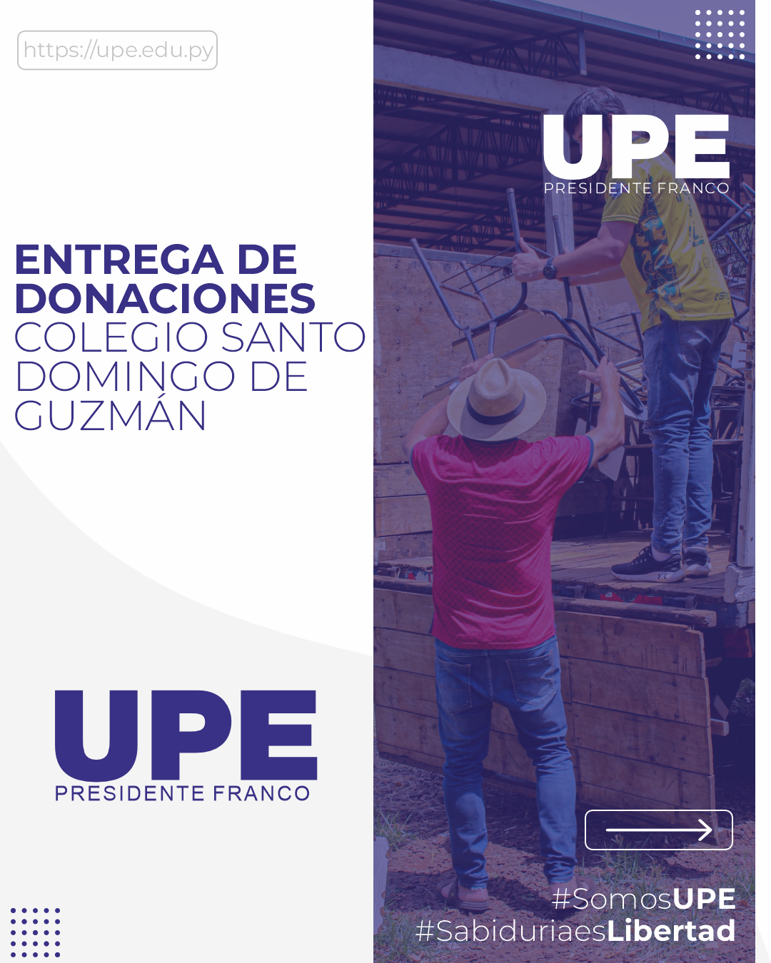 Compromiso con la Educación: La UPE Brinda Generosa Donación al Colegio Santo Domingo de Guzmán